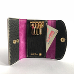 ※予約されている商品です！  本革 バイカラー キーケース