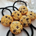 サクサク☆チョコチップクッキーのヘアゴム♪