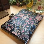 zxia〇様専用：がま口マルチケース　リバティラミネート　メルスリー