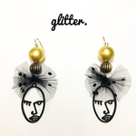 I am girl ！Dot ribbon