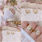 petit rose ring