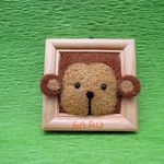 羊毛フェルト　さるですけど、なにか？(受注制作)