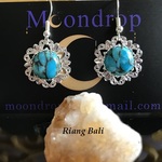 Blue Mohave Turquoise ピアス