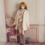 momoko ジェニー outfit.101 ニットカーデ（オフ白）set