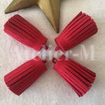 A307 leatherタッセル RED (4個)