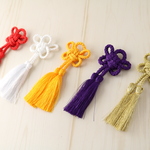 【単品】～梅結び～ お色が選べる房飾り