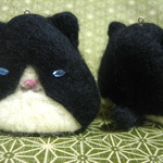 おにぎり猫　白黒