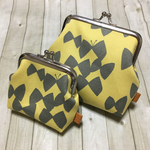 ＊SALE＊ぷっくり【ちょうちょ】がま口ポーチ２個セット