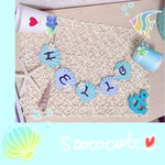  ウエディング＊結婚式＊イベント＊マタニティフォト＊貝殻糸電話ガーランド＊Hello＊前撮りアイテム