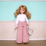 【22cmドール】♡リカちゃんコーデュロイワイドパンツ♡    