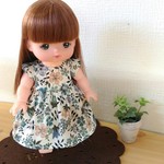 リバティ　メルちゃん　ソランちゃん　ワンピース　エデナム