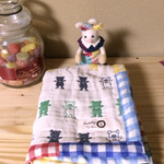 🐻　6重ガーゼケット　🐻（マルチからー）