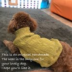 marukina様専用ページ 犬服S ハイネック マスタード 