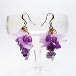 ＊藤の花のピアス&イヤリング＊