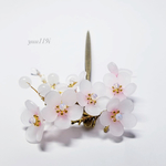 ＊梅の花の簪＊ホワイト