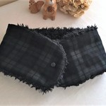 ふんわりあったか大人乙女のプチマフラーorネックウォーマー＊ブラックウォッチ BW