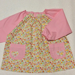 【100cm完売です】花柄☆スモック【110】