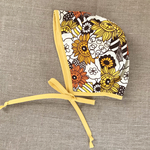 ベビー ボンネット イエローフラワー