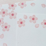 桜の花はんこ