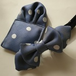 蝶ネクタイ  キッズ チーフ セット