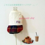Uさま専用カート　　オーダーワンピース✨　赤い木の実