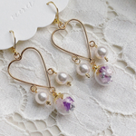 ハートのgirlyシャンデリア ピアス/イヤリング
