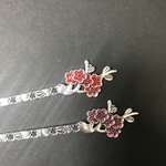 一本かんざし　枝梅  (桃)