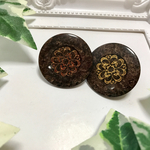 ゴールドモチーフボタンピアス☆