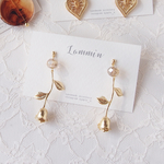 ❁ 2/22 再販売 ❁ ローズピアス/イヤリング-gold-