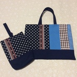 セット販売☆絵本バッグ＆上履き袋(スター)