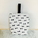 シューズ袋【モノトーンなリボン】