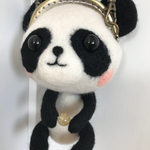 ほっこりパンダちゃんながま口