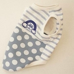 【完成品】アイスブルーの水玉タンク