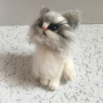 羊毛フェルト 猫
