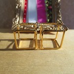 3d 立方体　フープ　ピアス