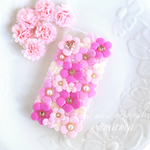 お花のスマホケース♡iPhoneケース夢花