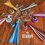 カラー「kumawn•クマウン」タッセル キーホルダー フック付き 6カラー展開 