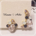 ドロップ イヤーカフ＆ ピアス（イヤリング）セット