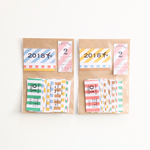 ++COLORFUL!BUS!TICKET!ver2 日付シール*2018年 2月++