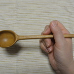 木の計量スプーン（ヤマザクラ1）