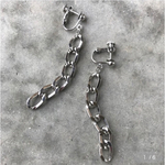 〜CHENLO〜シルバーチェーンピアス&イヤリング