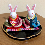 うさぎの雛人形