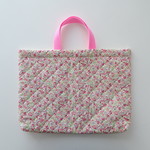 Ｒ様専用　小花柄のキルティングレッスンバッグ