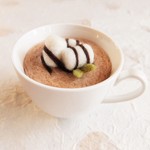 羊毛フェルトのマシュマロラテ　ピンクッションにも♪
