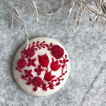 （小）刺繍ブローチ チューリップ