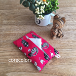 ビビッドカラー ×モノトーン猫 ポケットティッシュカバー