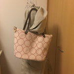 ミナペルホネンハンドメイド  ドップピンク バケツトート2wayバッグ
