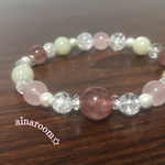 魅力UP💝ストロベリークオーツ💓ムーンストーン