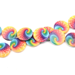 《2個》シェルビーズ rainbow