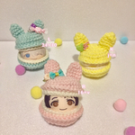 おまんじゅう着ぐるみ うさみみマカロン